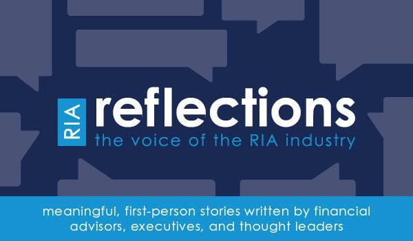 RIA Reflections logo on blue background